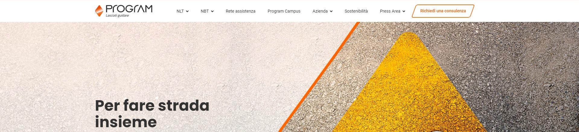 Il nuovo sito web di Program