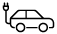 Icona auto elettrica